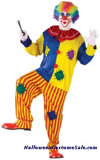 Big Top Clown Adult Costume - Plus Size