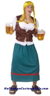 Beer Girl Male Adult Costume - Plus Size
