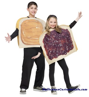 PEANUT BUTTER N JELLY CHILD COSTUME