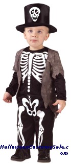 Happy Skeleton Toddler Costume - Very Cute!