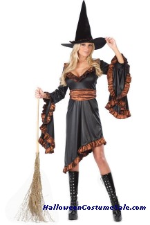 RUFFLE WITCH ADULT COSTUME