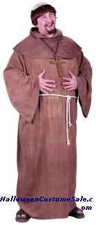 MEDIEVAL MONK ADULT COSTUME - PLUS SIZE
