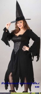 BLACK ROSE WITCH COSTUME PLUS SIZE