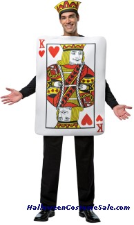 KING OF HEARTS CARD ADULT COSTUME