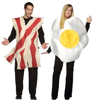 Bacon & Egg Couple Costume