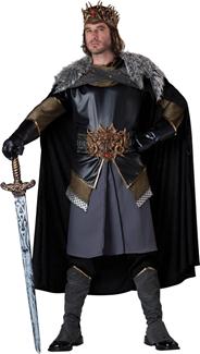 MEDIEVAL KING PLUS SIZE ADULT COSTUME 