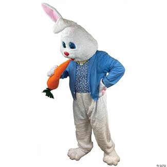 Adults Easter Bunny Costume with Blue Jacket & Vest