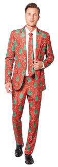 CHRISTMAS RED ADULT SUIT