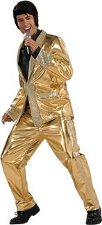 Mens Grand Heritage Gold Lamé Elvis Costume