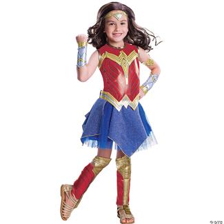 Girls Deluxe Wonder Woman Costume