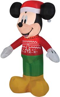 Airblown Mickey In Ugly Sweater
