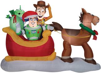 Airblown Toy Story With Sleigh