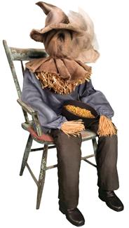 Sitting Scarecrow Prop