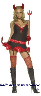Pinstriped Devil Costume