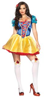 Womens Fairytale Snow White Costume