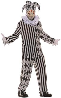 EVIL HARLEQUIN ADULT AND TEEN COSTUME