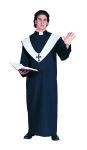 Deluxe Priest costume includes gown &amp; vestment.