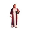 Shepherd costume includes gown made of polyester and tunic made of cotton fabric. Washable. One size fits most adults.