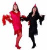 In this Adult Womans Charleston costume, youll look dolled up to go out! Costume includes dress and headband. Put on the Ritz with our adult womans Charleston costume! Boa and stockings not included. One size fits most adults.