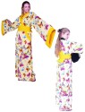 Madame Butterfly costume includes dress &amp; corset with pillow. Colors : yellow &amp; white.