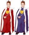 The Child Velvet King Robe features a full robe with fur trimmed collar and front. This periodic child royalty costume is great for holidays, plays and events!