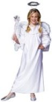 Deluxe Angel costume includes gown &amp; halo.
