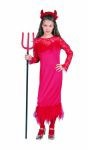 Devilina Gown includes red gown &amp; sequin horns.