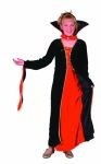 Renaissance Vampiress costume includes dress &amp; collar. Made of velvet.