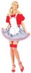 Sexy Dorothy Costume includes Blouse, Skirt with Attached Petticoat and Apron. Costume also available in Plus Size (<a href="/Sexy-Dorothy-Costume---Plus-Size-Grp-123z81528-plus.aspx">Z81528-plus</a>).