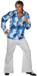 70s Fever Adult Plus Size Costume includes Shirt and Pants. Costume also available in Small and Medium Size (<a href="/70-s-Costume-Grp-123z80480.aspx">Z80480</a>).
