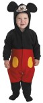 <p>Mickey Infant Costume - This cute little Mickey includes full bodysuit with attached character hood and closure with snaps along center front and inseams.</p>