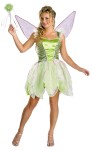 Deluxe Tinkerbell Adult Costume - Deluxe costume has dress and detachable wings. Wand not included. 