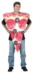 Looks so good you could take a big bite! Pizza Slice Adult Costume includes photo printed foam pizza slice with tie sides. One size fits most.