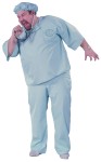 Doctor Doctor Adult Costume (Plus Size) - Our Adult Doctor costume includes blue scrub pant with matching shirt cap and mask. Our Plus Size fits up to a 62 height and up to 300 pounds.