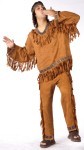 American Indian Man Adult Costume (Plus Size) - Includes fringed suede look top and pants with ribbon trim and headband. For regular Adult size see style FW131024. Toddler size FW131021. Child Size FW131022. 