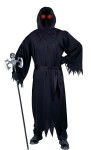 Costume includes robe, belt, hood, gloves and glasses with fade in/fade out mechanism. One size fits most adults 33-45.