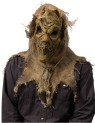 Scarecrow Mask - Very scary full over the head mask. Latex burlap look face mask surrounded by real burlap. This is one very horrific, realistic mask.
