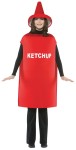 Ketchup Adult Costume - Everyones favorite condiment! Tunic with coordinating hat. One size fit most adults.