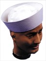 Authentic naval cap. All cotton. Quality and price allows selling as well as renting. One size.