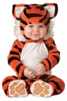 Tiger Tot Toddler Costume - Hood with plush details and bodysuit with snaps for easy diaper change and skid resistant feet.