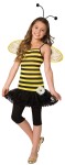 Sweet As Honey Child Costume - Sweet as Honey comes with adorable bee stripe dress with attached petti skirt, flower embellishment, wings and antennae headband.