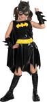Includes shiny look dress, cape, belt, boot tops, mask and cuffs. *Trademark and Copyright of DC Comics. 