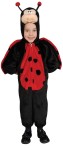 What a sweetie! This Lady bug costume includes plush jumpsuit with attached wings and head. Polyester costume. 