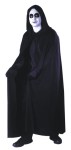 Hooded Cape - 68 inches long. &nbsp;Made from a poly-cotton material, this cape with hood comes in black, red, and white. Goes with any horror costume!